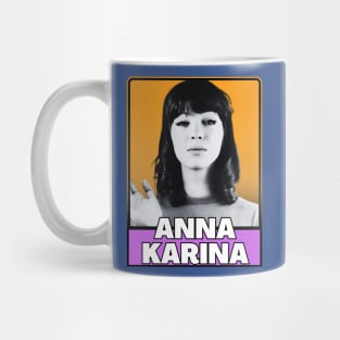 Anna karina retro style Mug